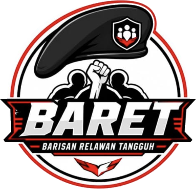 Logo BARET — Barisan Relawan Tangguh